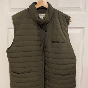H&M Olive Button Up Vest